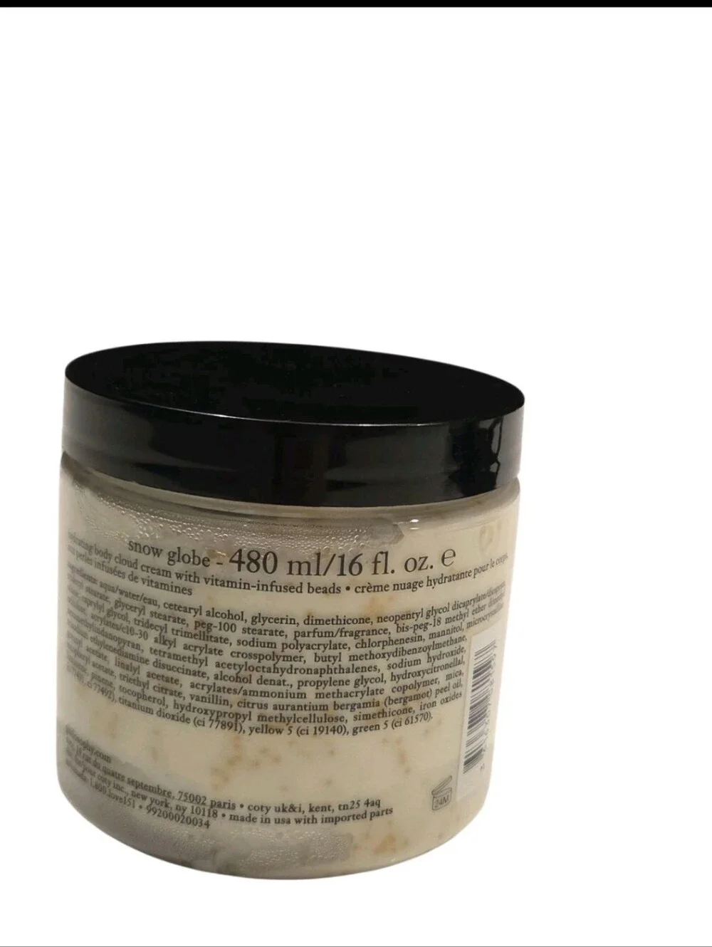 New Philosophy Snow Globe Hydrating Body Cloud Cream, 16oz, Supersized, SEALED